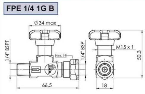 FPE ¼ 1G B F900812001