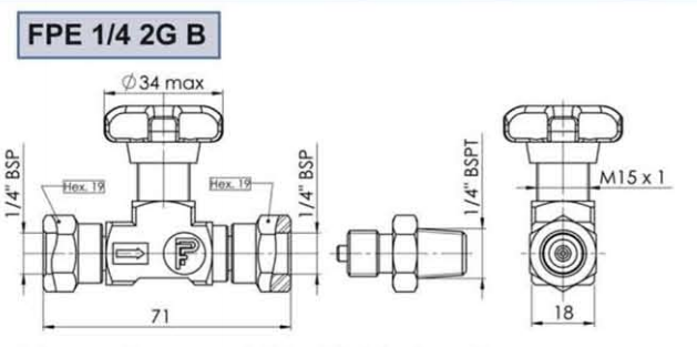 FPE ¼ 2G B F900812002