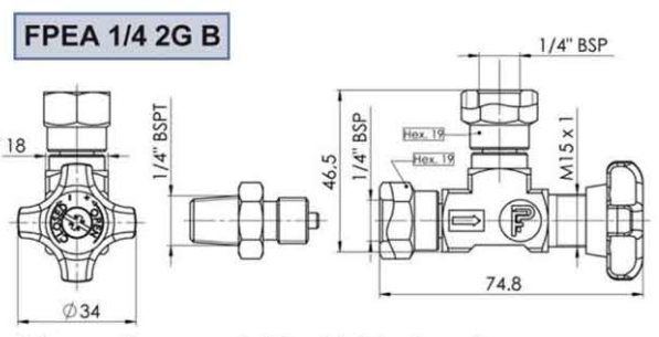 FPEA ¼ 2G B F901812003